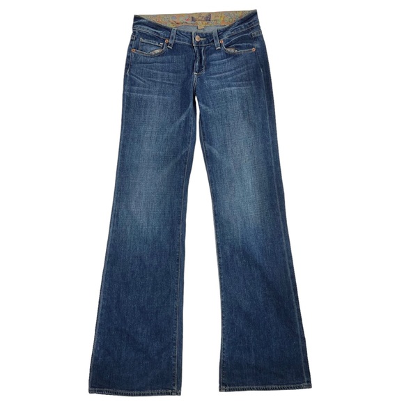 PAIGE Denim - Paige Women's Size 26 Bentley Flare Boho Jeans Blue